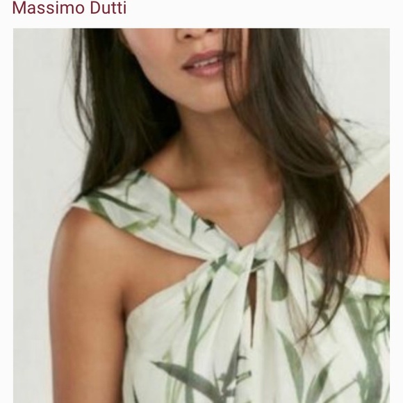 NWT. 100% Silk Massimo Dutti summer dress - Picture 2 of 8